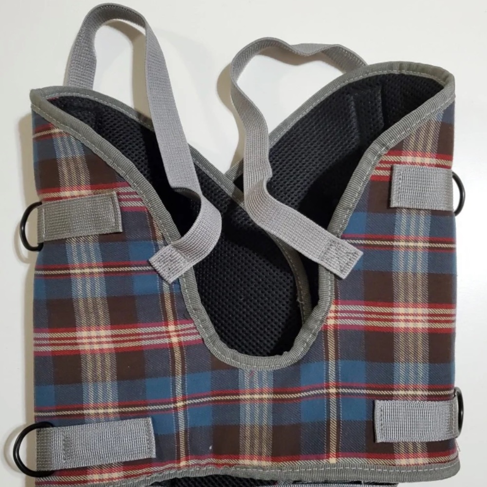 Plaid Dog Harness Walk Assist - Picture 8 of 8
